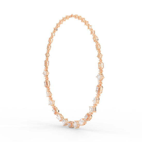 Cadenza Radiant Cut Symphony Necklace