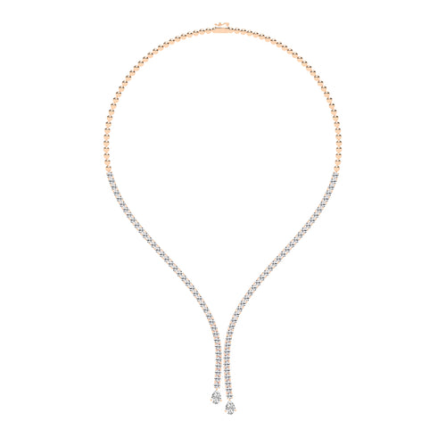 Seren Twist Lariat Necklace