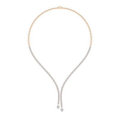 Seren Twist Lariat Necklace