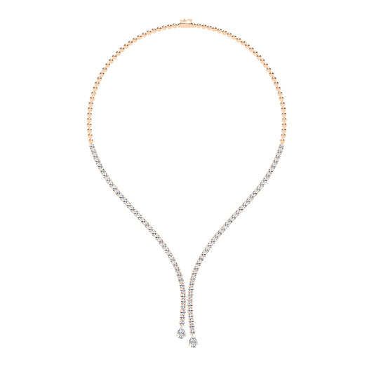 Seren Twist Lariat Necklace