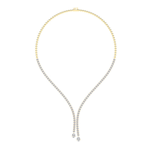 Seren Twist Lariat Necklace