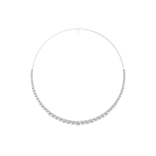 Lunaria Graduated Diamond Necklace