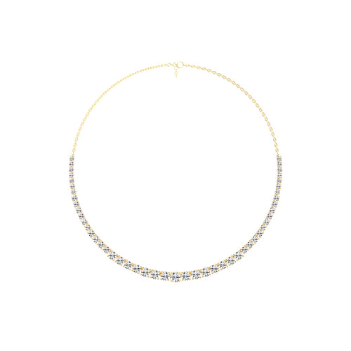 Lunaria Graduated Diamond Necklace