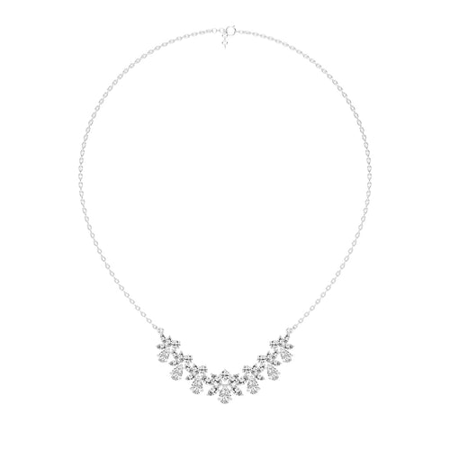 Elora Blossom Cluster Layered Necklace