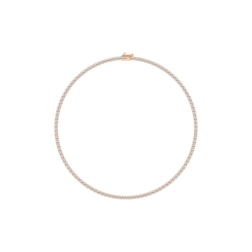Aurelia Luxe Gold Tennis Necklace