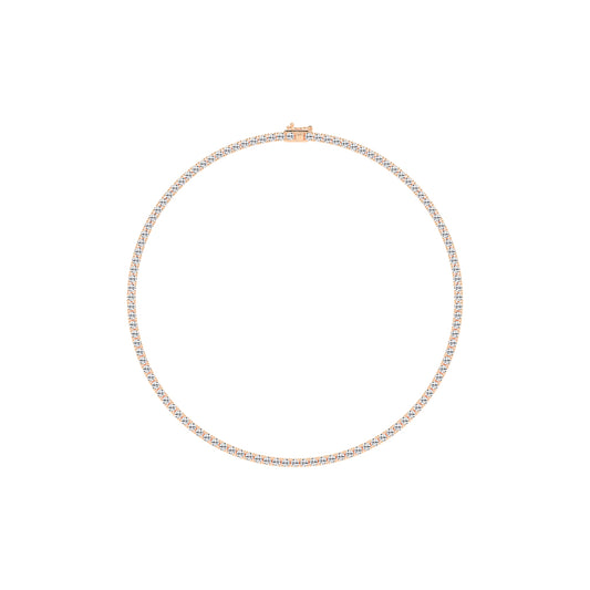 Aurelia Luxe Gold Tennis Necklace