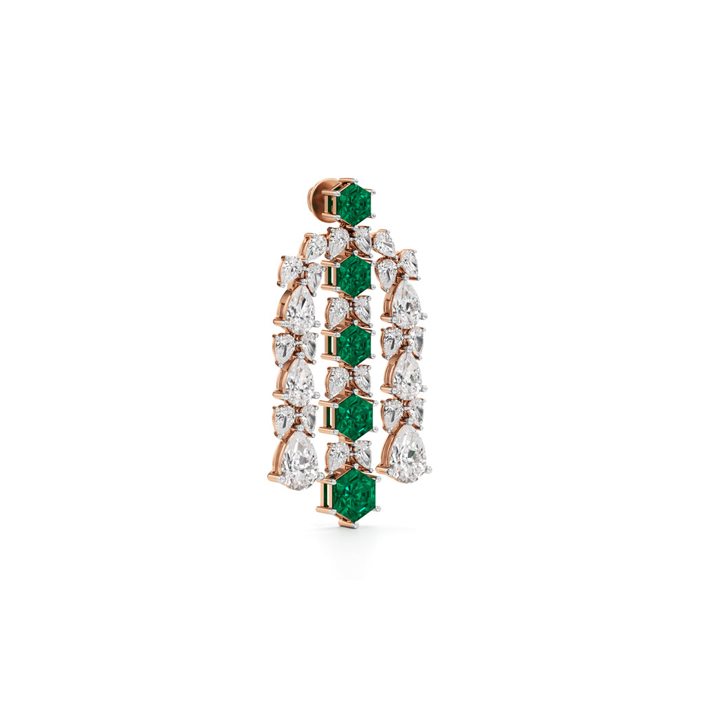Regal Radiance Dangle Earrings