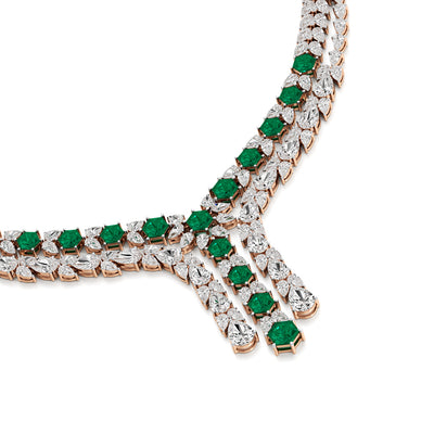 Majestic V-Shape Designer Necklace