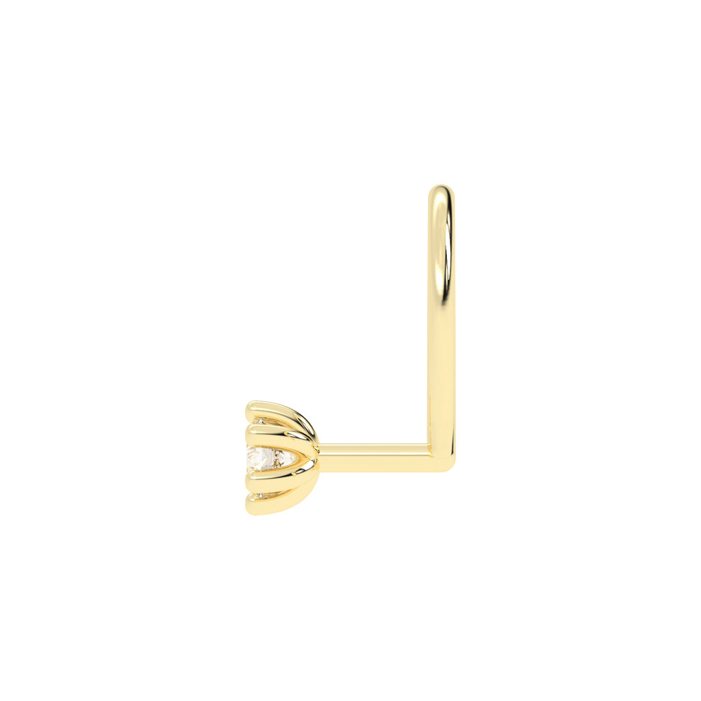 Evara Sunflare Diamond Nose Pin