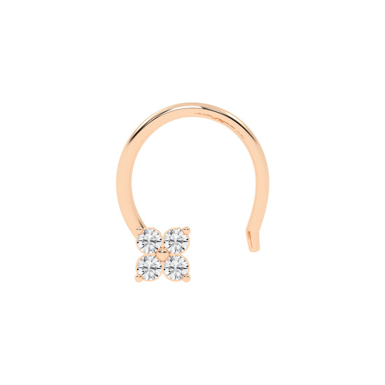 Charvika Bloom Cluster Diamond Nose Pin
