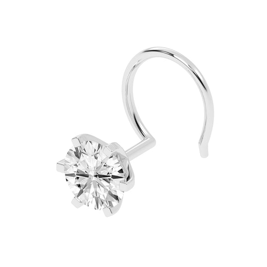 SolitaireSplendour Diamond NosePin