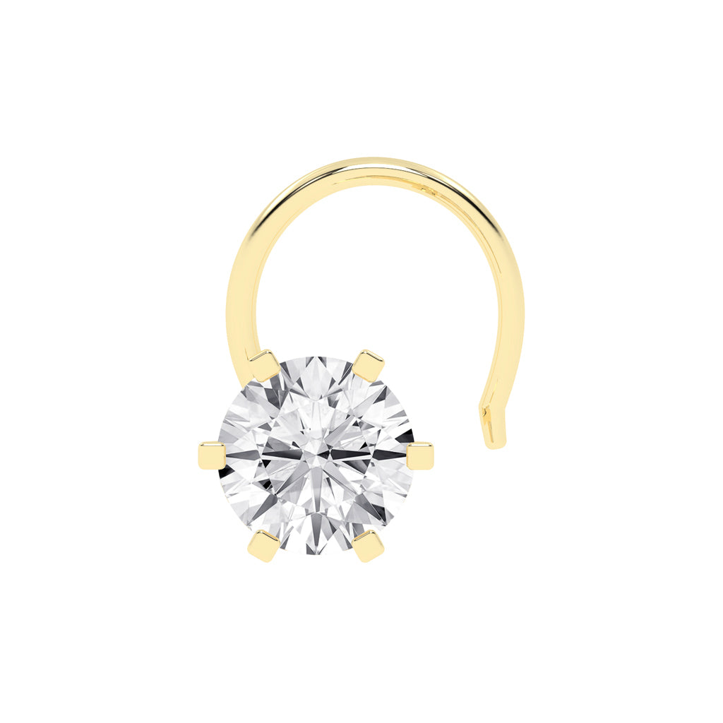 SolitaireSplendour Diamond NosePin