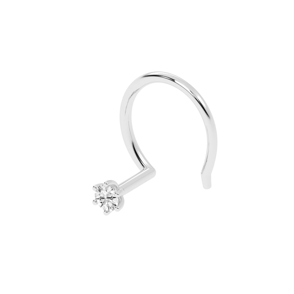 Solira Gleam Classic Diamond Nose Pin