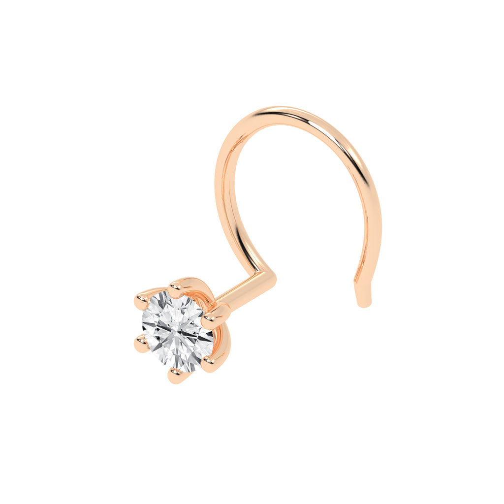 Kaira Bloom Diamond Nose Pin