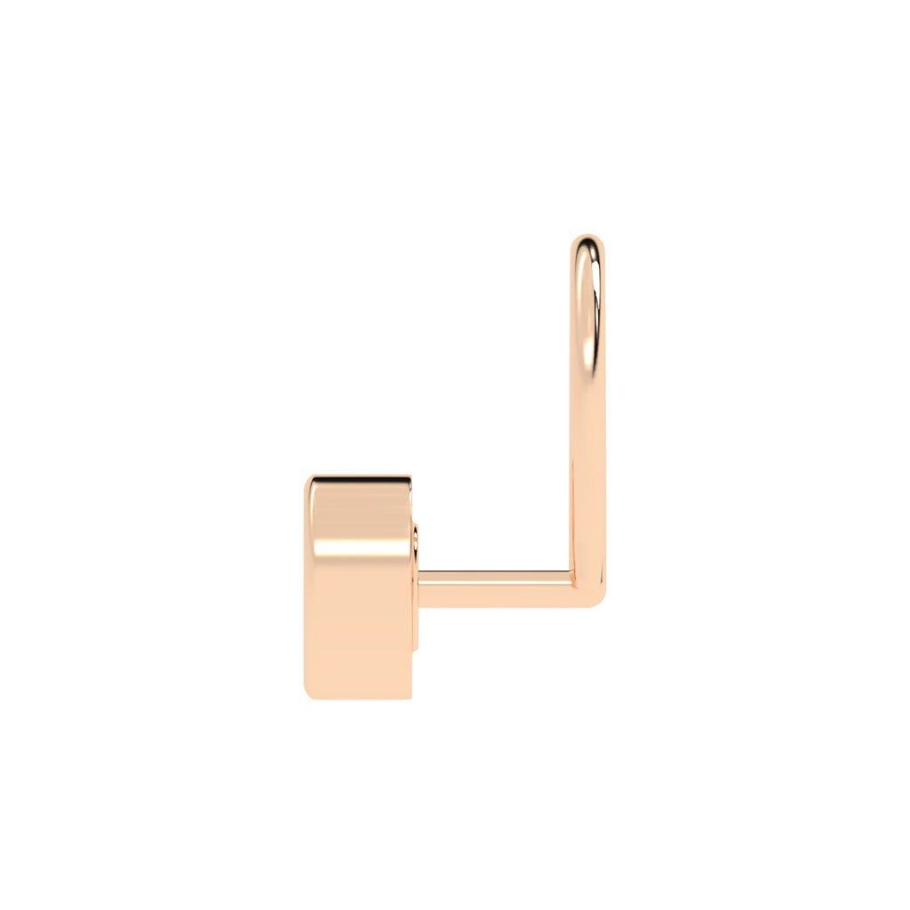 Bezel Set Solitaire Nose Pin