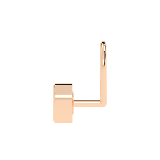 Bezel Set Solitaire Nose Pin