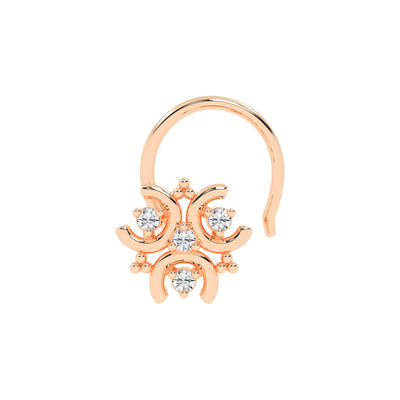 Enchanting Radiance Blossom Nose Pin