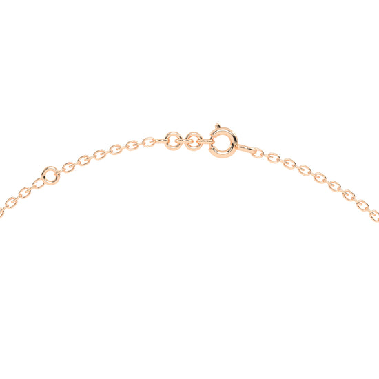 Quiesa Infinity round cut Delicate lab diamond Pendant