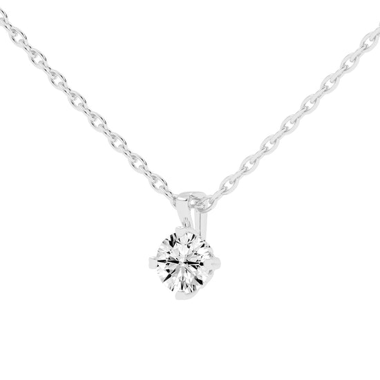 Elysian Spark  Classic Solitaire Pendant