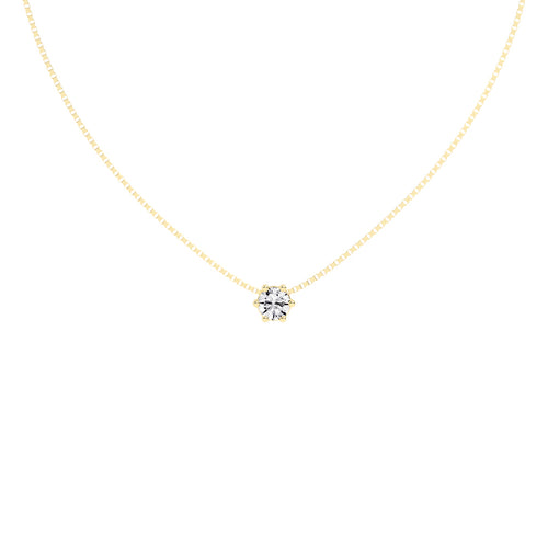 Solia Star â€“ Petite Solitaire Pendant