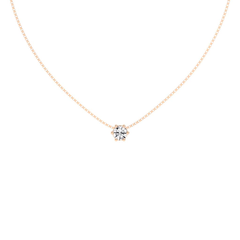 Solia Star â€“ Petite Solitaire Pendant