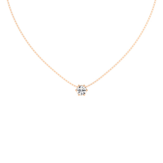 Solia Star â€“ Petite Solitaire Pendant