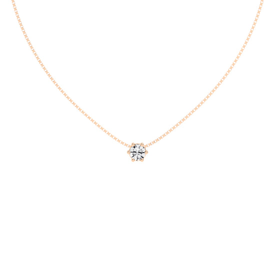 Solia Star â€“ Petite Solitaire Pendant