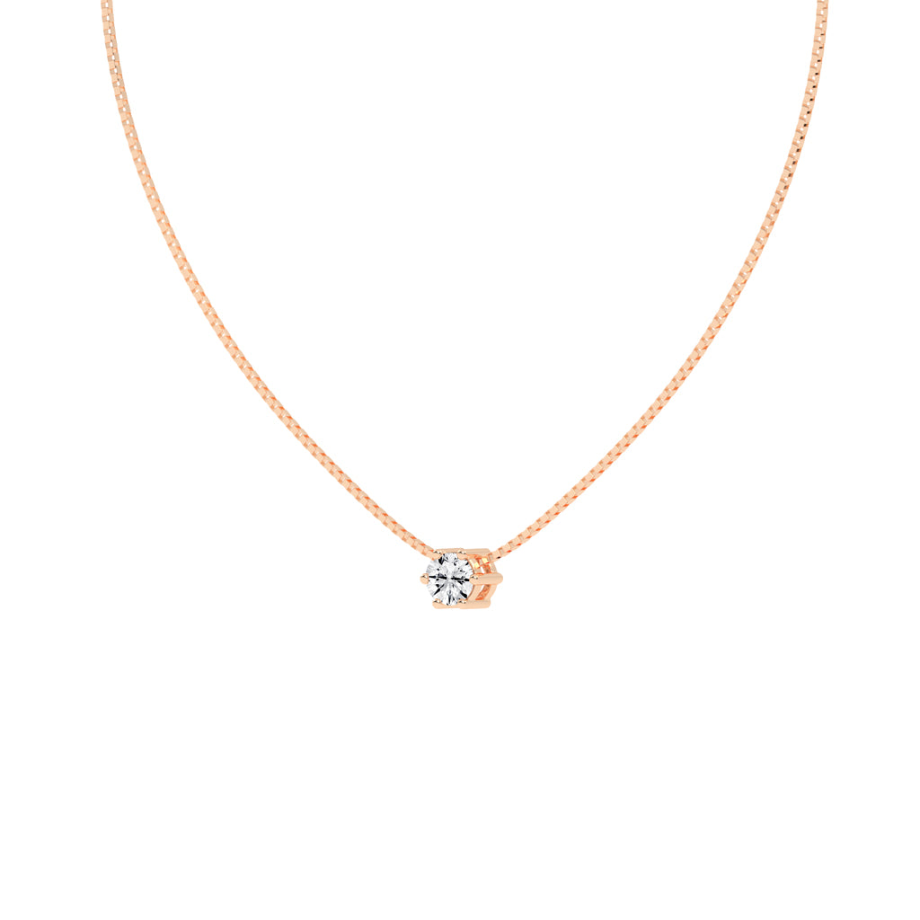 Solia Star â€“ Petite Solitaire Pendant