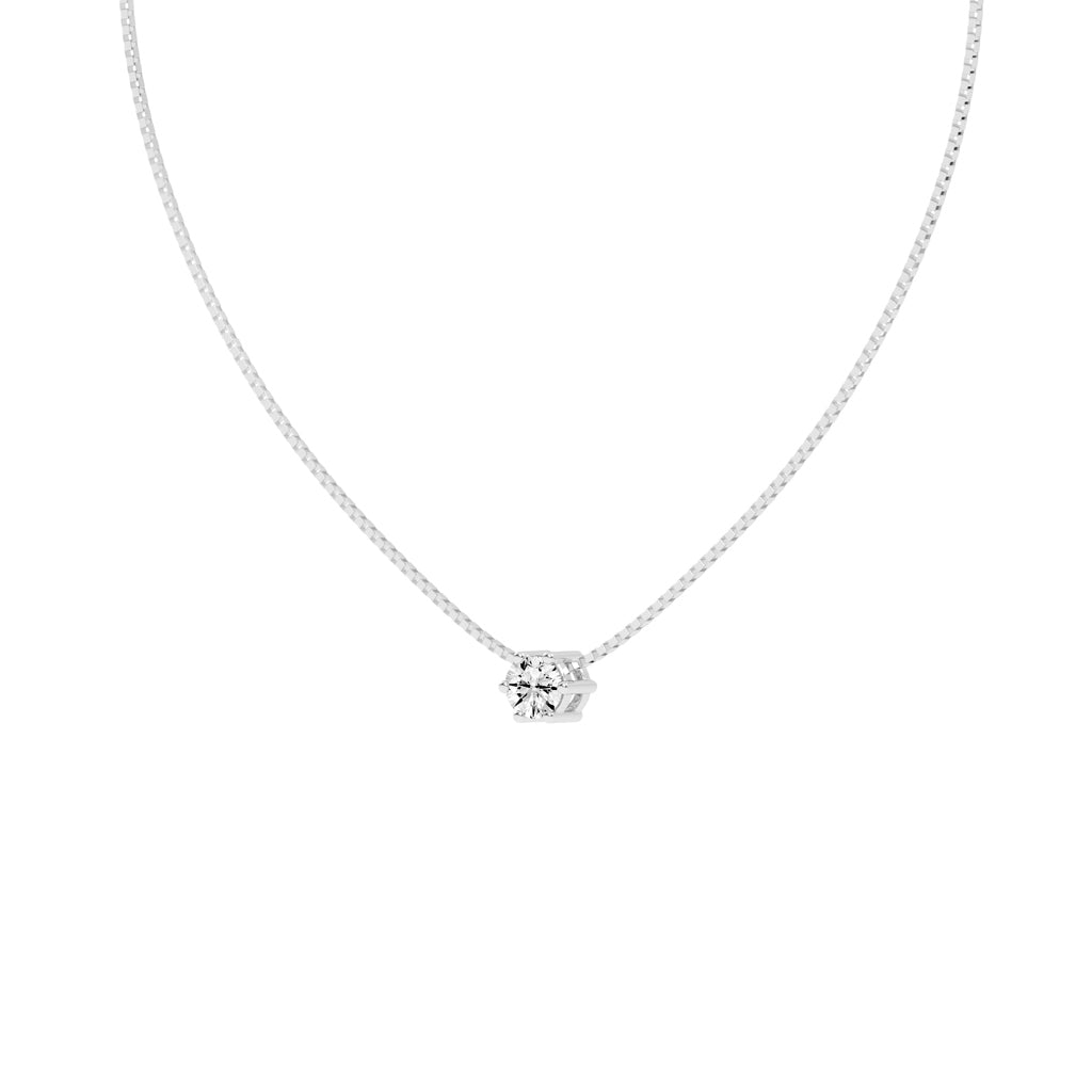 Solia Star â€“ Petite Solitaire Pendant