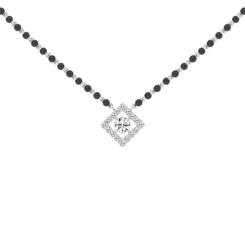 0.25Ct Round Shape Delicate Mangalsutra