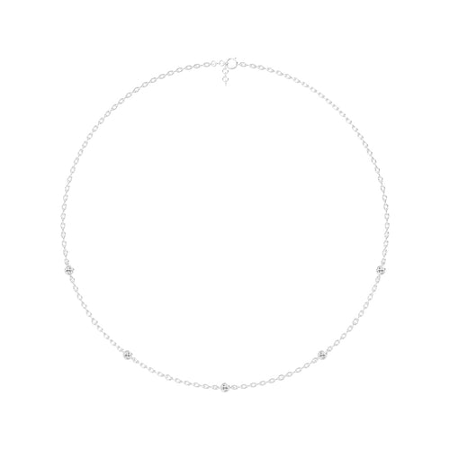 0.25Ct Round Shape Delicate Mangalsutra