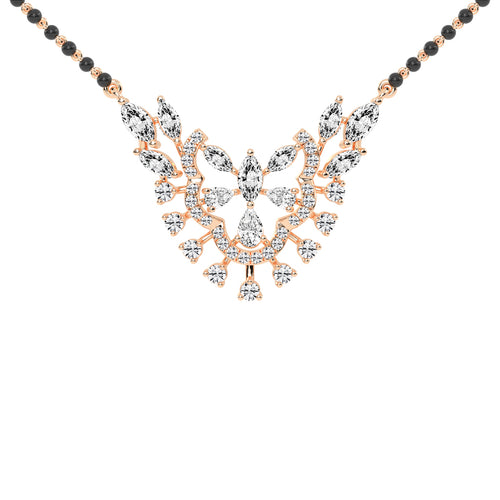 2.50Ct Marquise Shape Fancy Mangalsutra