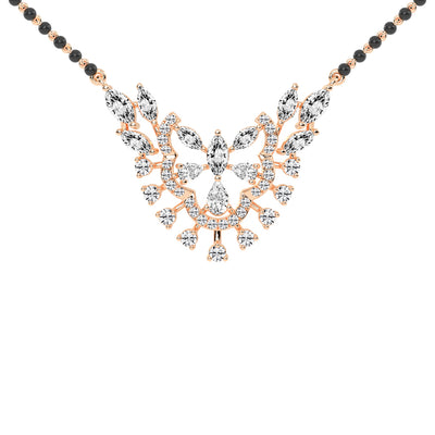 2.50Ct Marquise Shape Fancy Mangalsutra