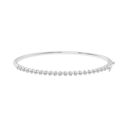 Lira Bar Setting Round Cut Kada Lab Diamond Bracelet