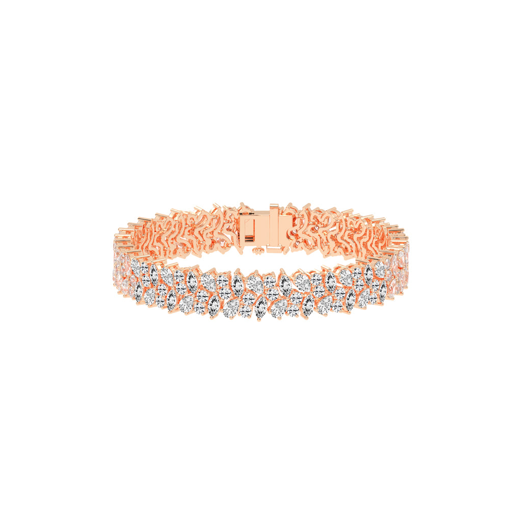 Luminous Diamond Vine Bracelet