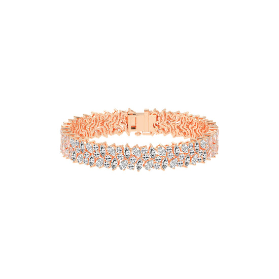 Luminous Diamond Vine Bracelet