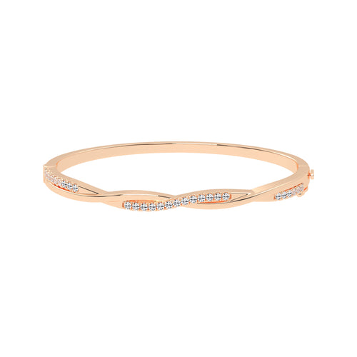 Niva Infinity Round Cut Kada Lab Diamond Bracelet
