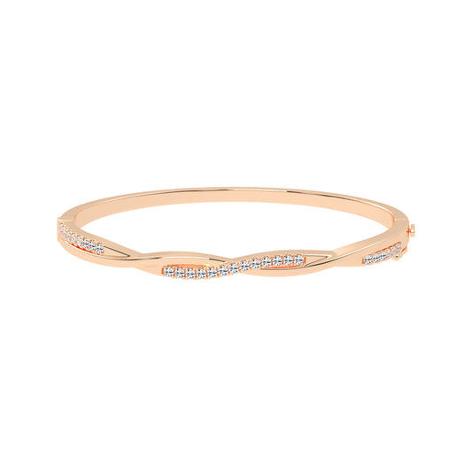 Niva Infinity Round Cut Kada Lab Diamond Bracelet