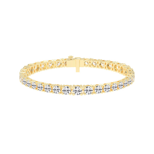 Delara Standard Round Tennis Lab Diamond Bracelet