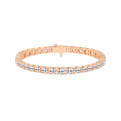 Delara Standard Round Tennis Lab Diamond Bracelet