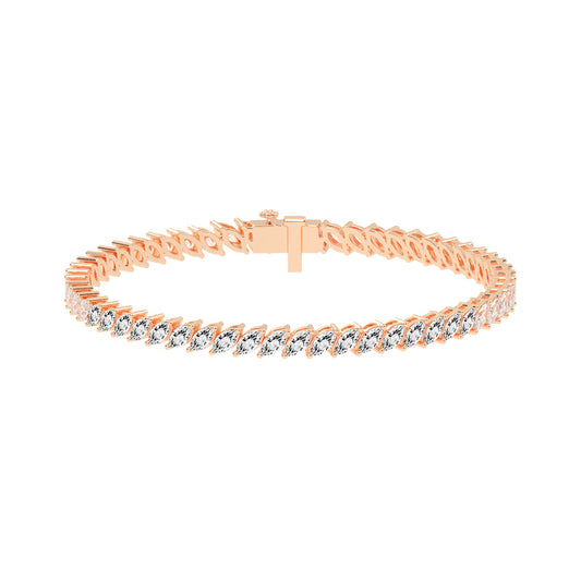 Tivara Floating Marquise Cut Tennis Lab Diamond Bracelet