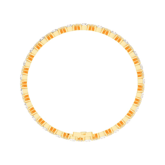 Pear Marquise Interlaced Diamond Statement Bracelet