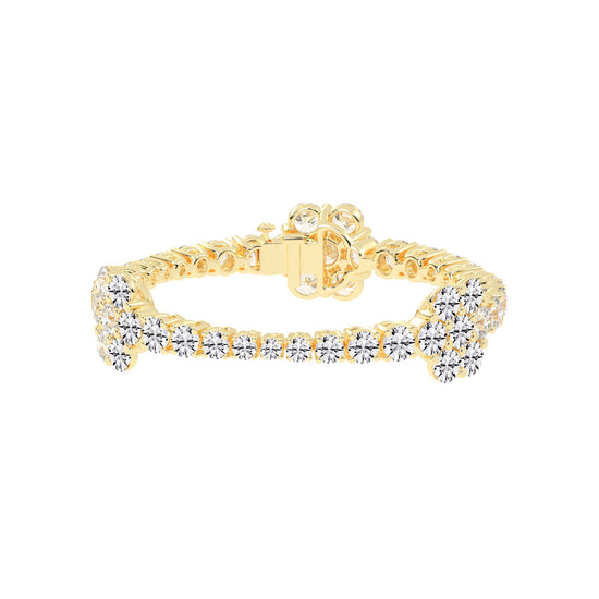 Virelle Round Cut Fancy Lab Diamond Bracelet