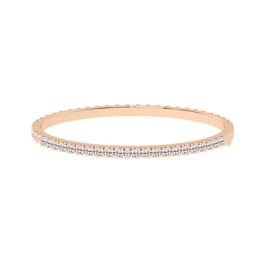 Irena Shared Setting Round Cut Kada Lab Diamond Bracelet
