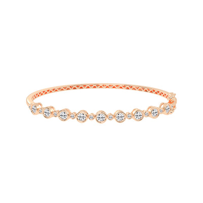 Kaela Bezel Setting Round Kada Lab Diamond Bracelet
