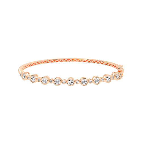 Kaela Bezel Setting Round Kada Lab Diamond Bracelet