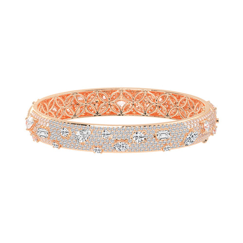 Opulent Mosaic MultiCut Diamond Statement Bracelet