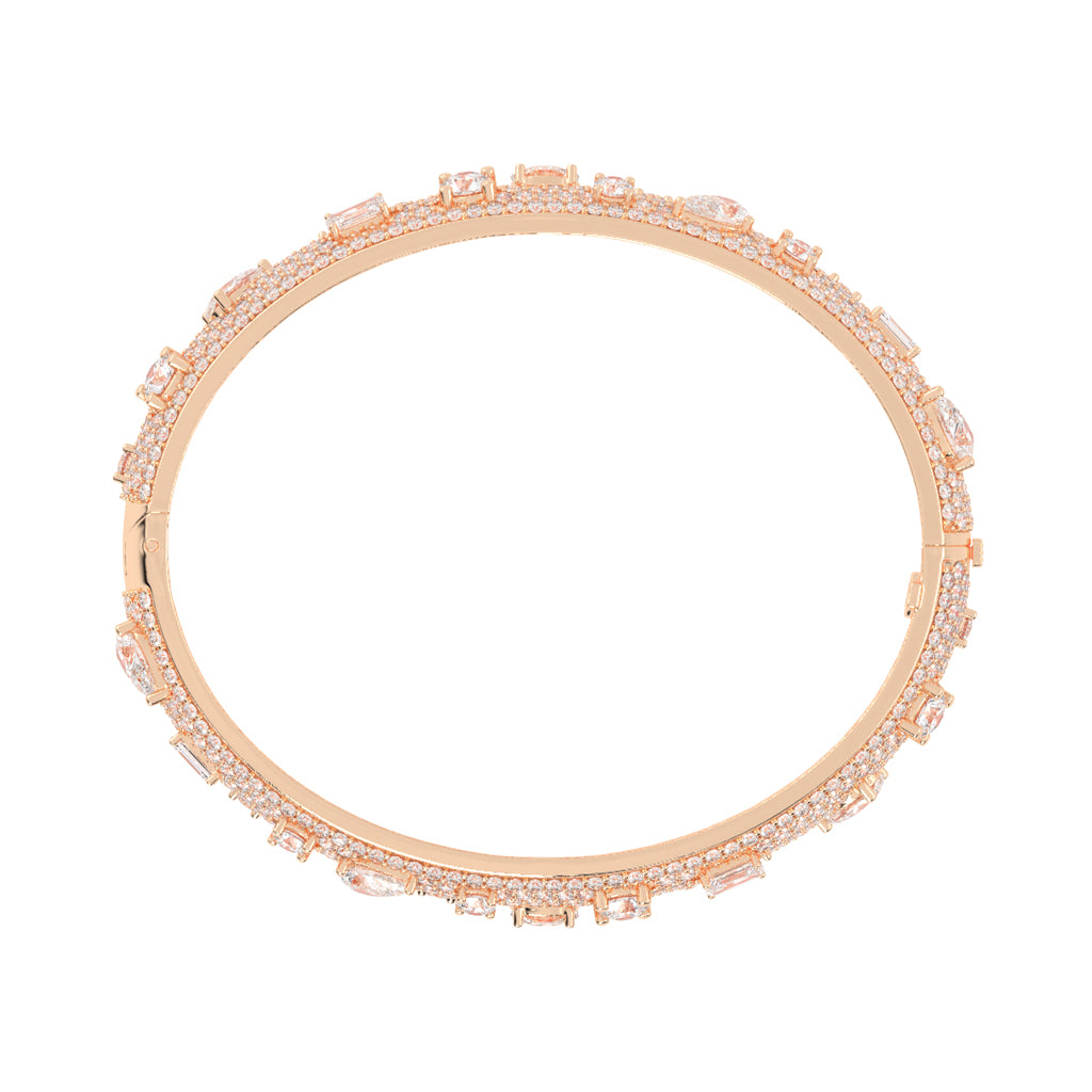 Opulent Mosaic MultiCut Diamond Statement Bracelet
