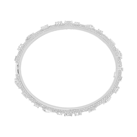 Opulent Mosaic MultiCut Diamond Statement Bracelet