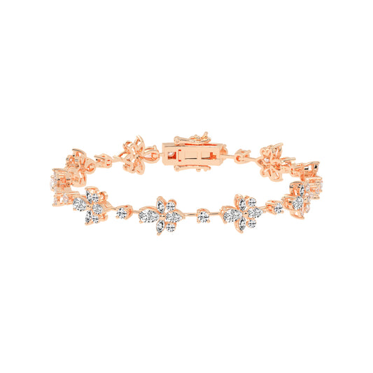 Aelina Bloom Fancy Lab Diamond Bracelet